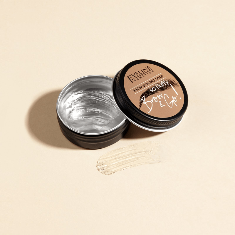 Eveline Cosmetics Sapun pentru fixarea sprancenelor So Fluffy Brow&Go