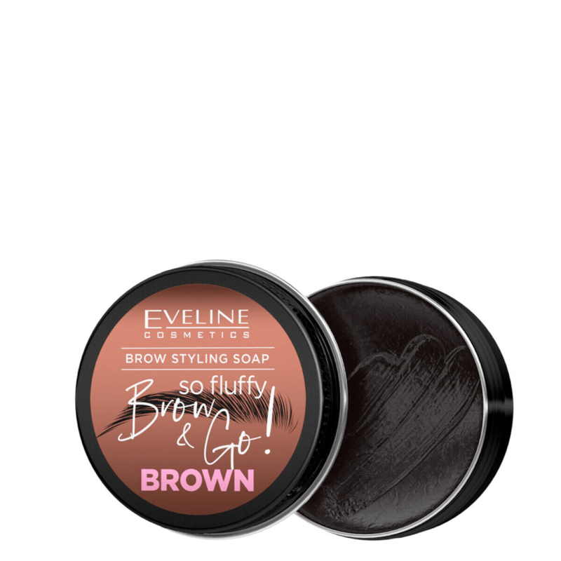 Eveline Cosmetics Sapun pentru fixarea sprancenelor So Fluffy Brow&Go