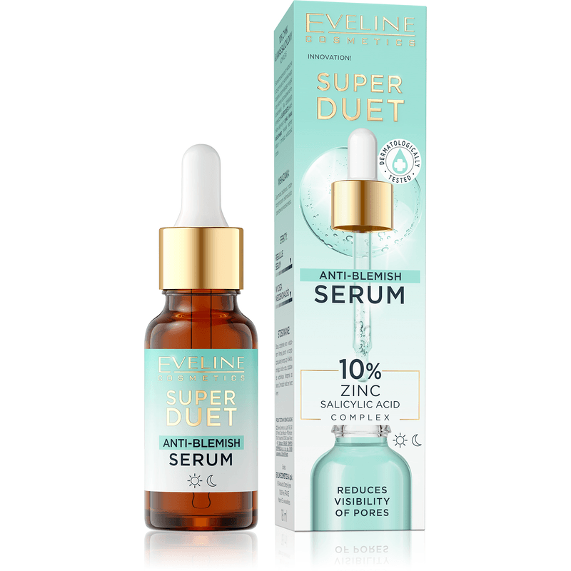 Eveline Cosmetics Ser pentru imperfectiuni Super Duet 10% Zinc si Acid salicilic
