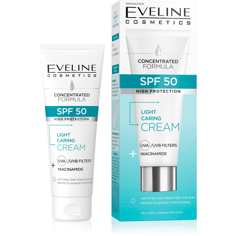 Eveline Cosmetics Crema de fata Light Caring 50 SPF