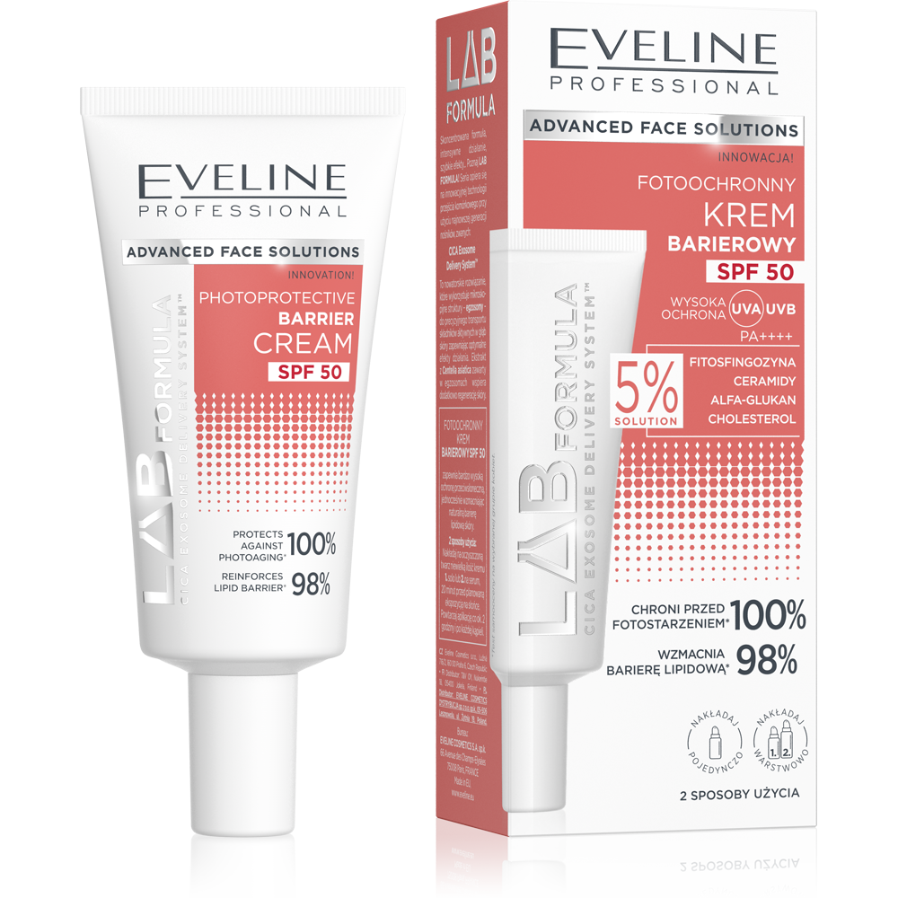 Eveline Cosmetics Crema fata fotoprotectoare SPF 50 LAB Formula