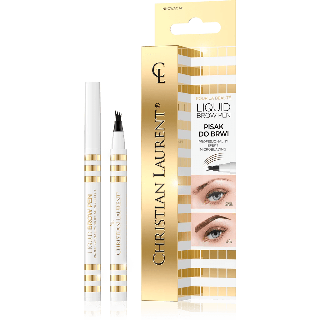 Christian Laurent® Liquid Brow Pen 2in1 - Creion lichid pentru sprâncene cu efect de Microblading | Eveline Cosmetics