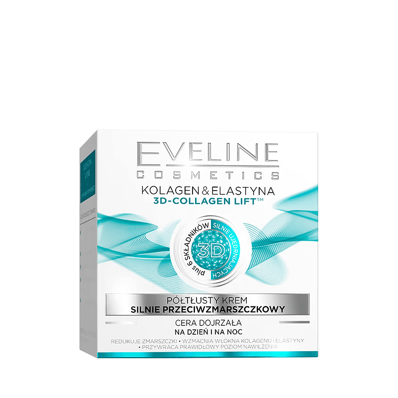 Cremă antirid cu colagen si elastin - Eveline Cosmetics Collagen & Elastin Lift Intense Anti-Wrinkle Cream