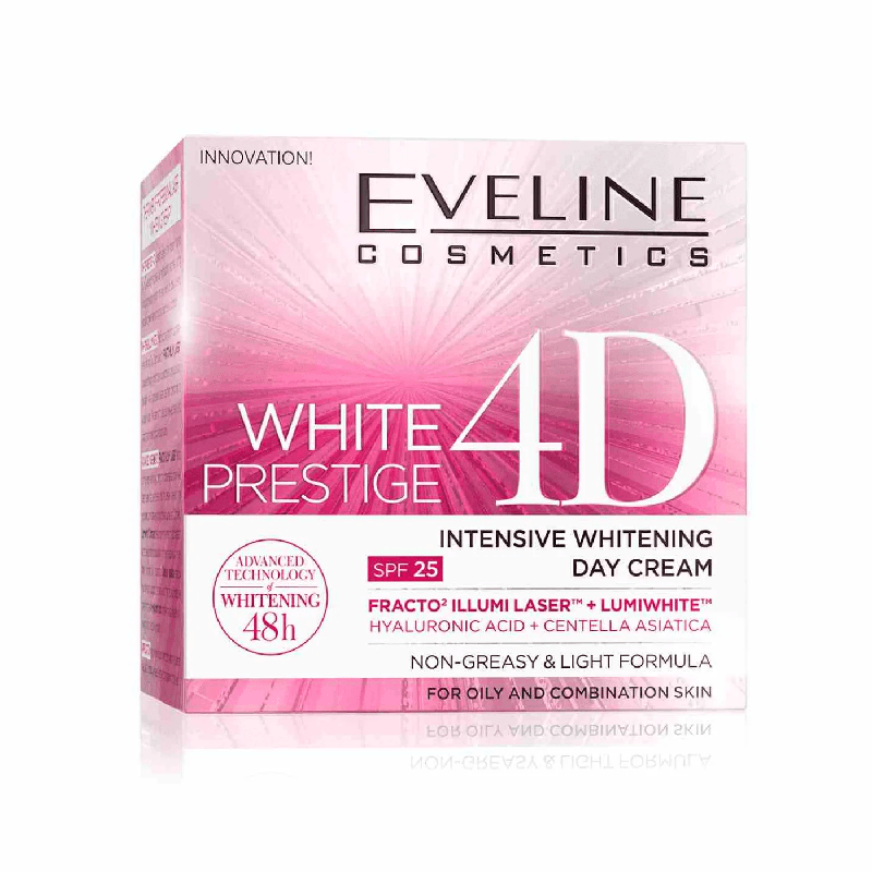 Crema de zi anti-rid White Prestige 4D Whitening Day Cream | Eveline Cosmetics