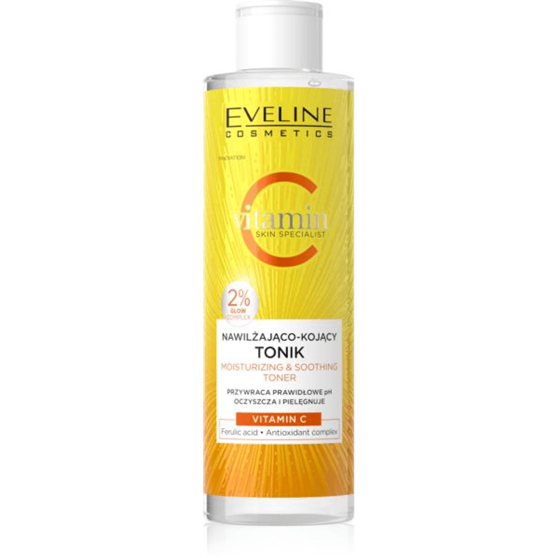 Eveline Cosmetics Toner Hidratant si Calmant Vit. C Skin Specialist