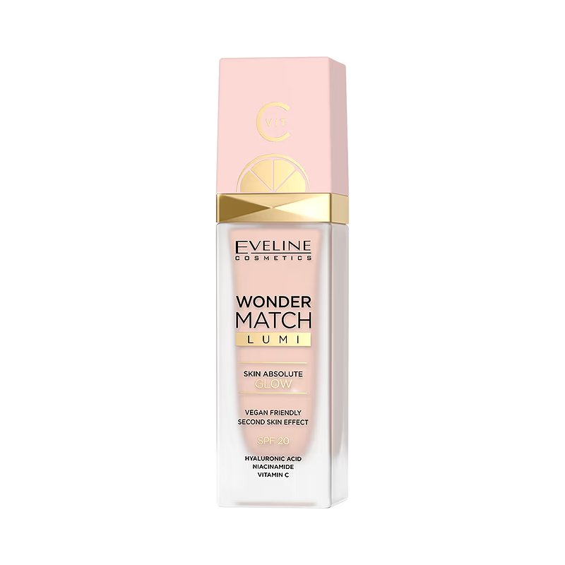 Eveline Cosmetics Fond de ten Wonder Match Lumi SPF 20 Eveline Cosmetics Fond de ten Wonder Match Lumi SPF 20