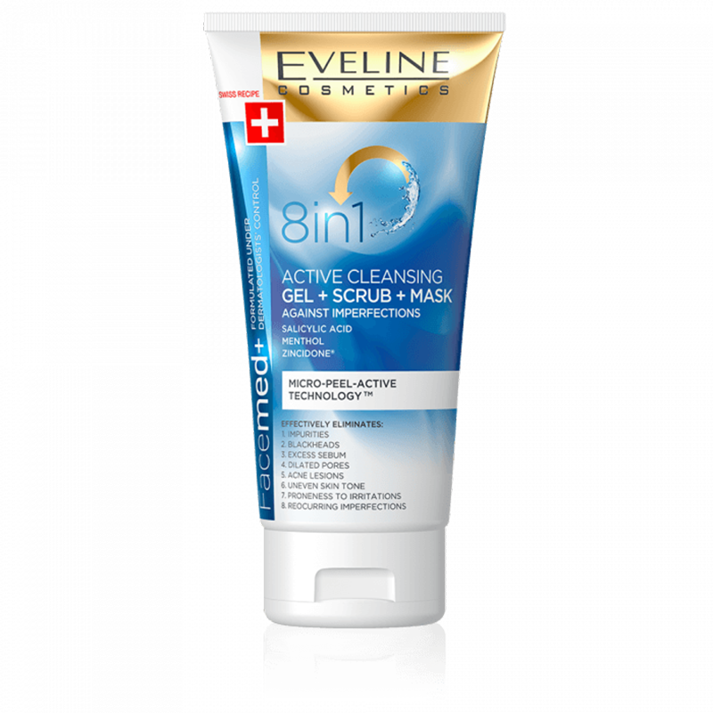 Gel de curatare activ Facemed+ 8in1 | Eveline Cosmetics