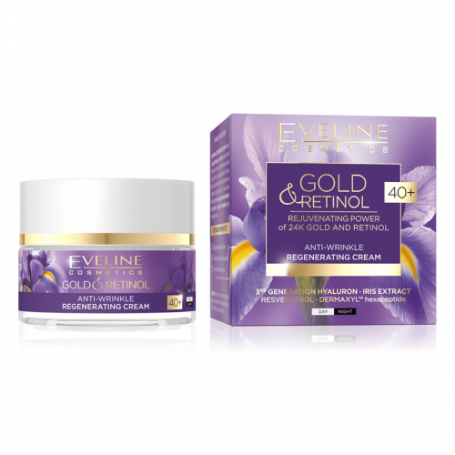 Eveline Cosmetics Crema Fata Anti-Rid Regeneratoare 40+ Gold&Retinol