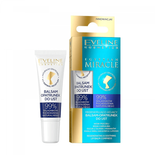 Balsam regenerant calmant de buze Eveline Cosmetics Egyptian Miracle Lip Balm