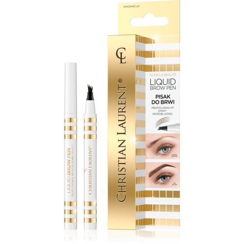 Christian Laurent® Liquid Brow Pen 2in1 - Creion lichid pentru sprâncene cu efect de Microblading | Eveline Cosmetics