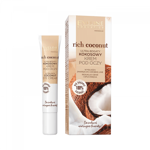 Crema antirid pentru ochi - Eveline Cosmetics Ultra-Rich Coconut