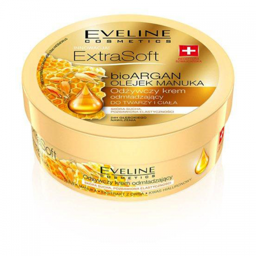 Crema hidratanta de fata si corp Extra Soft Argan Manuka Oil | Eveline Cosmetics