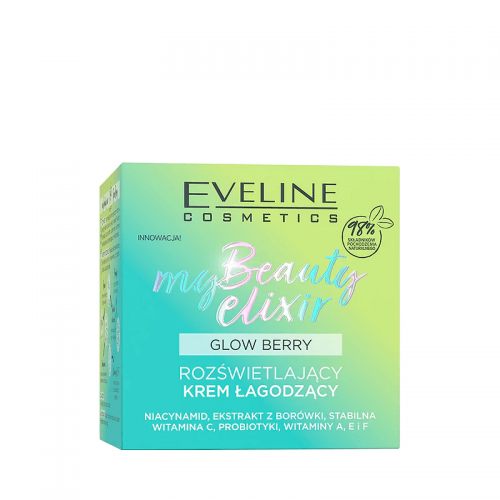 Crema iluminatoare cu efect calmant My Beauty Elixir Glow Berry | Eveline Cosmetics