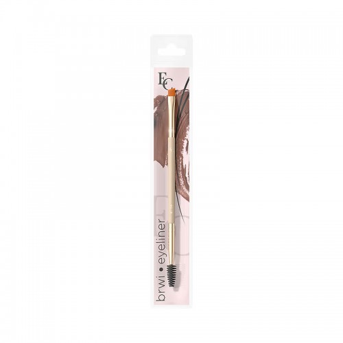 Pensula pentru machiajul sprancenelor si aplicarea creionului de ochi Eveline Cosmetics