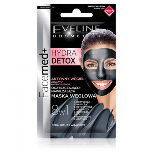 Masca detoxifiere Hydra Detox Facemed+ Purifying & Moisturising Carbon Mask