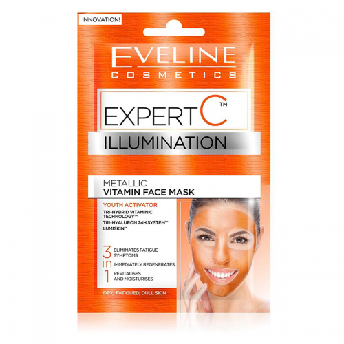Masca de fata iluminatoare Expert C 3in1 | Eveline Cosmetics