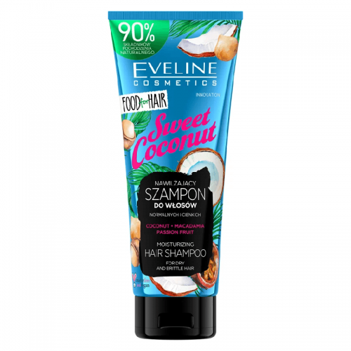 Sampon pentru par cu nucă de cocos - FOOD FOR HAIR Sweet Coconut | Eveline Cosmetics