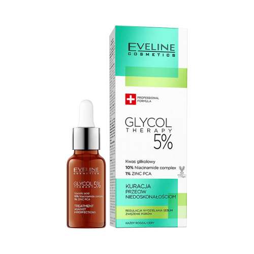 Tratament impotriva imperfectiunilor Glycol Therapy 5% | Eveline Cosmetics