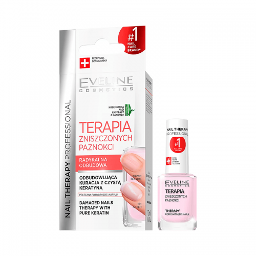 Tratament pentru unghii deteriorate Eveline Cosmetics Nail Professional Therapy For Damage Nails