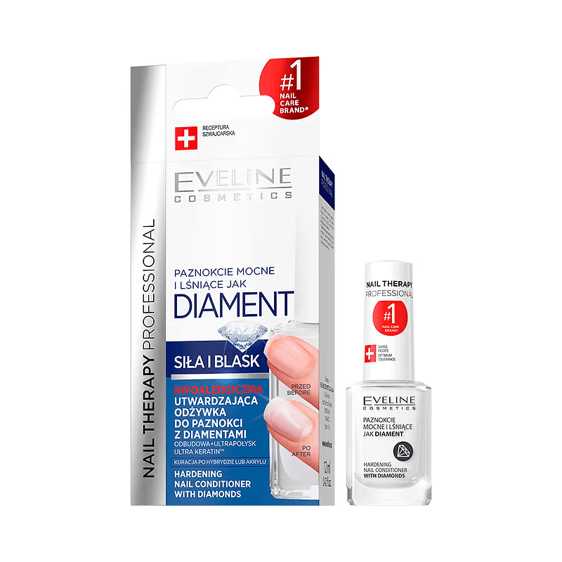 Tratament pentru întărirea unghiilor Eveline Cosmetics Nail Therapy Professional DIAMENT